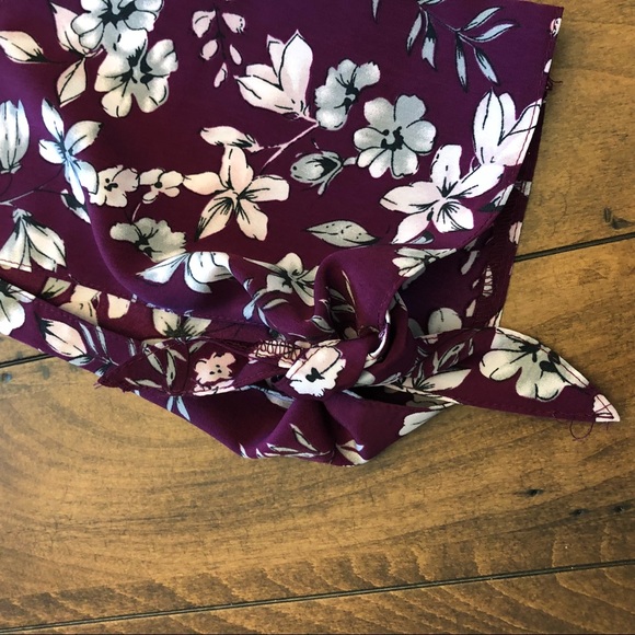 NWT PURPLE FLORAL PRINT DRESS - Picture 6 of 8